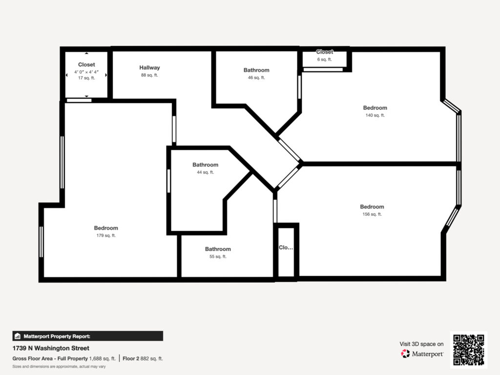 1745 Madison 2nd Floor Plan
